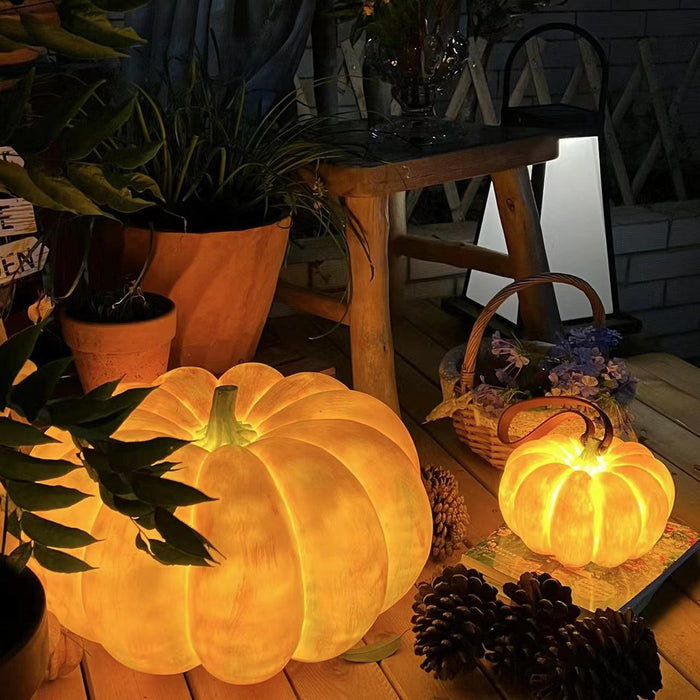 Portable Pumpkin Table Lamp