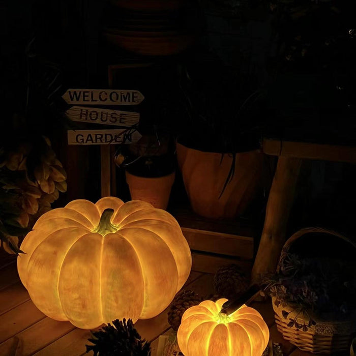 Portable Pumpkin Table Lamp