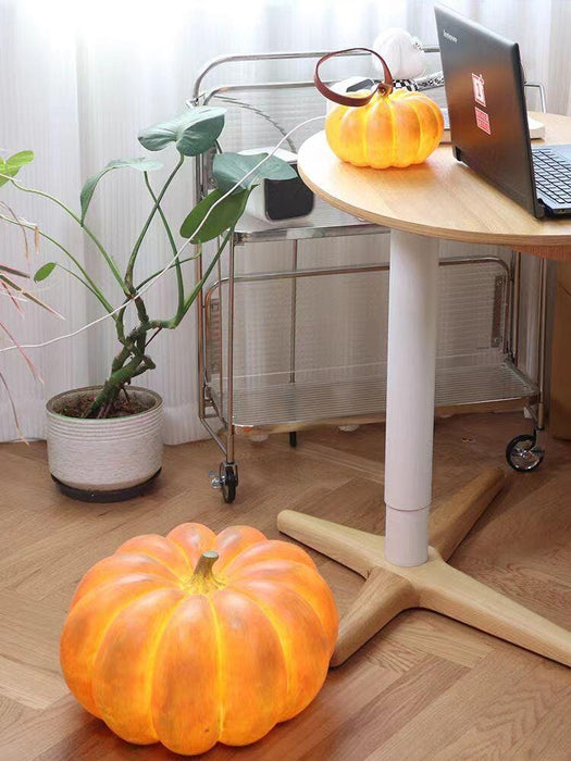 Portable Pumpkin Table Lamp