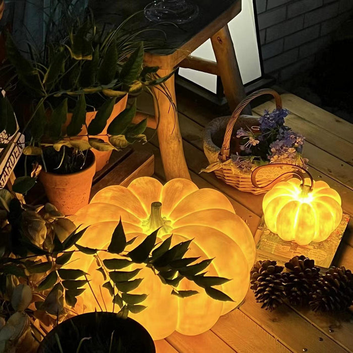 Portable Pumpkin Table Lamp