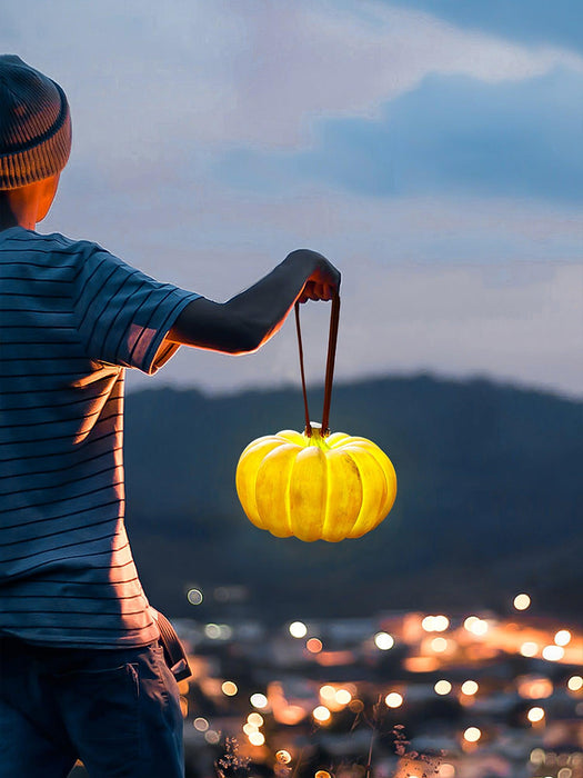 Portable Pumpkin Table Lamp