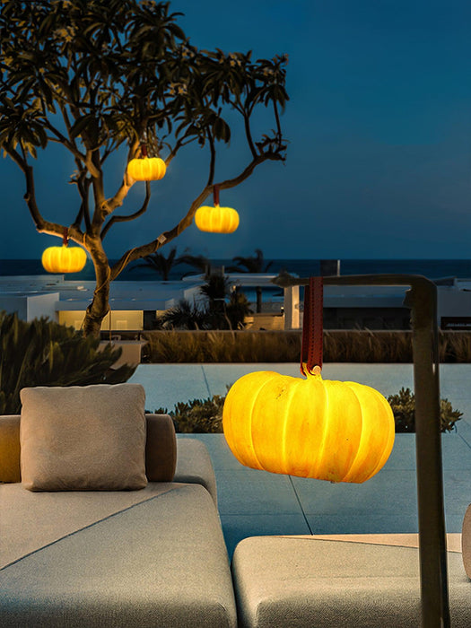 Portable Pumpkin Table Lamp