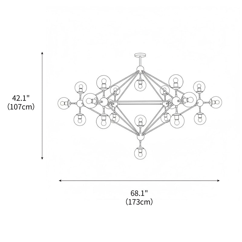 Possini Euro Gable Modo Chandeliers