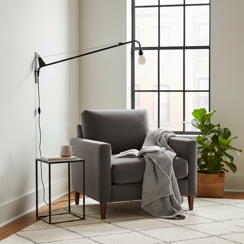 Prouve Petite Potence Wall Lamp 43.3"