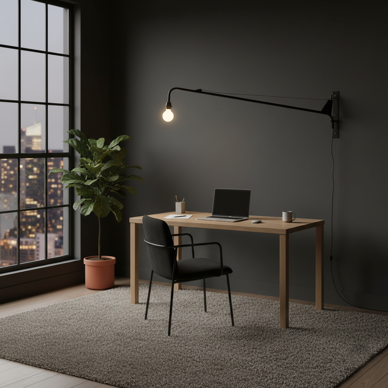 Prouve Petite Potence Wall Lamp 43.3"