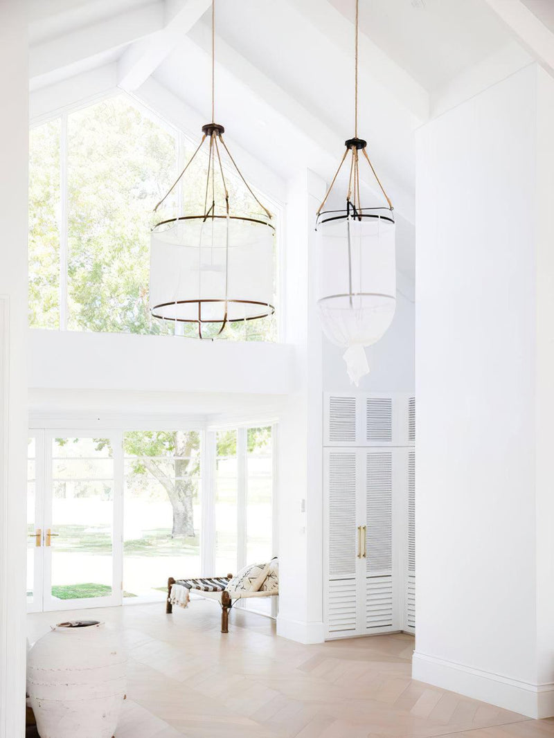 Provence Linen Pendant Light