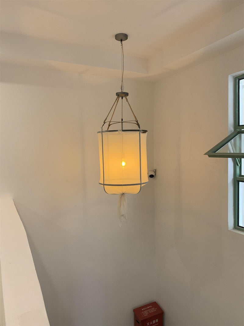 Provence Linen Pendant Light