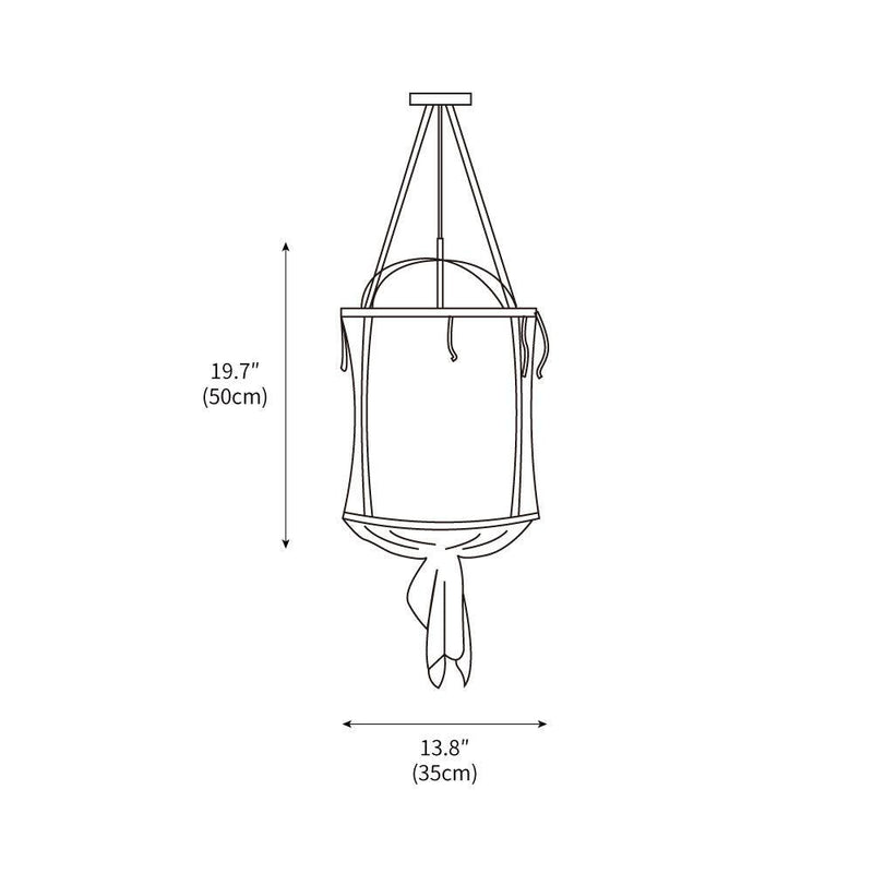 Provence Linen Pendant Light