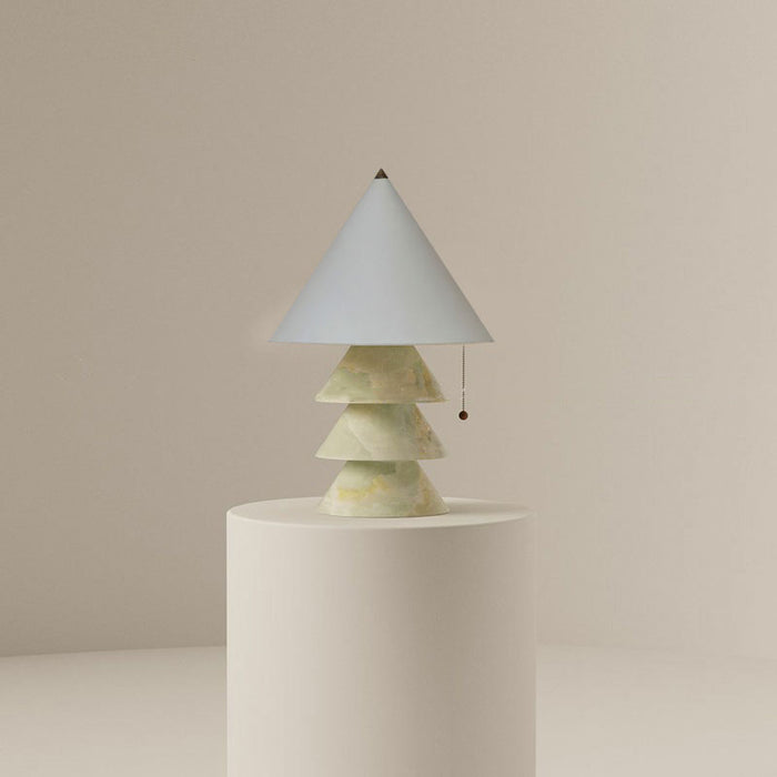 Pyramid Glow Table Lamp 11.4"