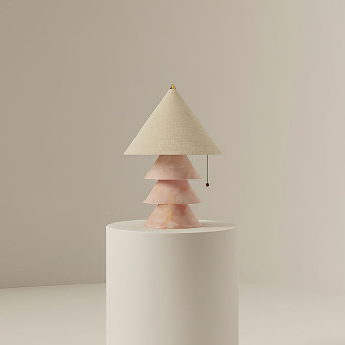 Pyramid Glow Table Lamp 11.4"