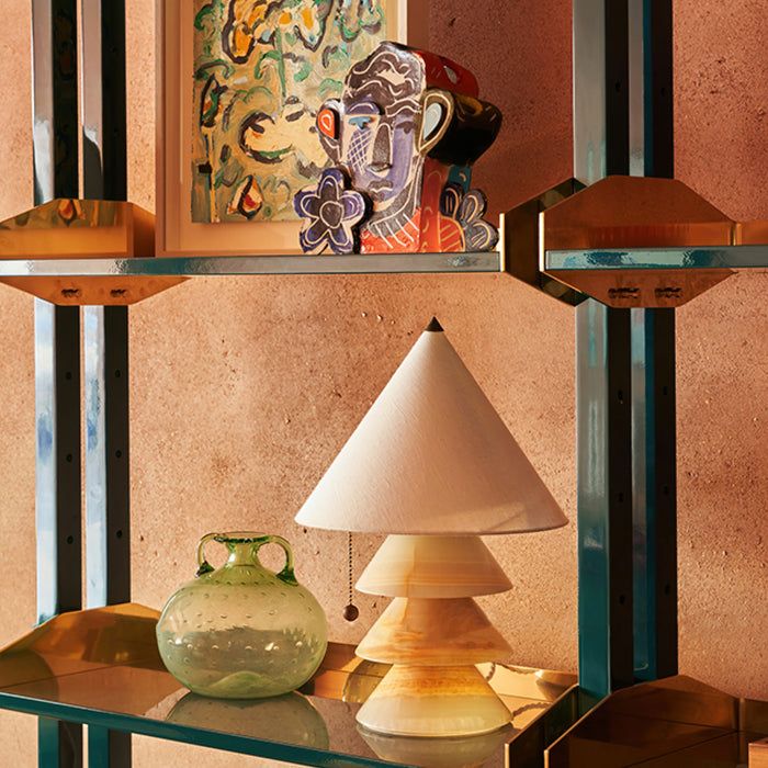 Pyramid Glow Table Lamp 11.4"