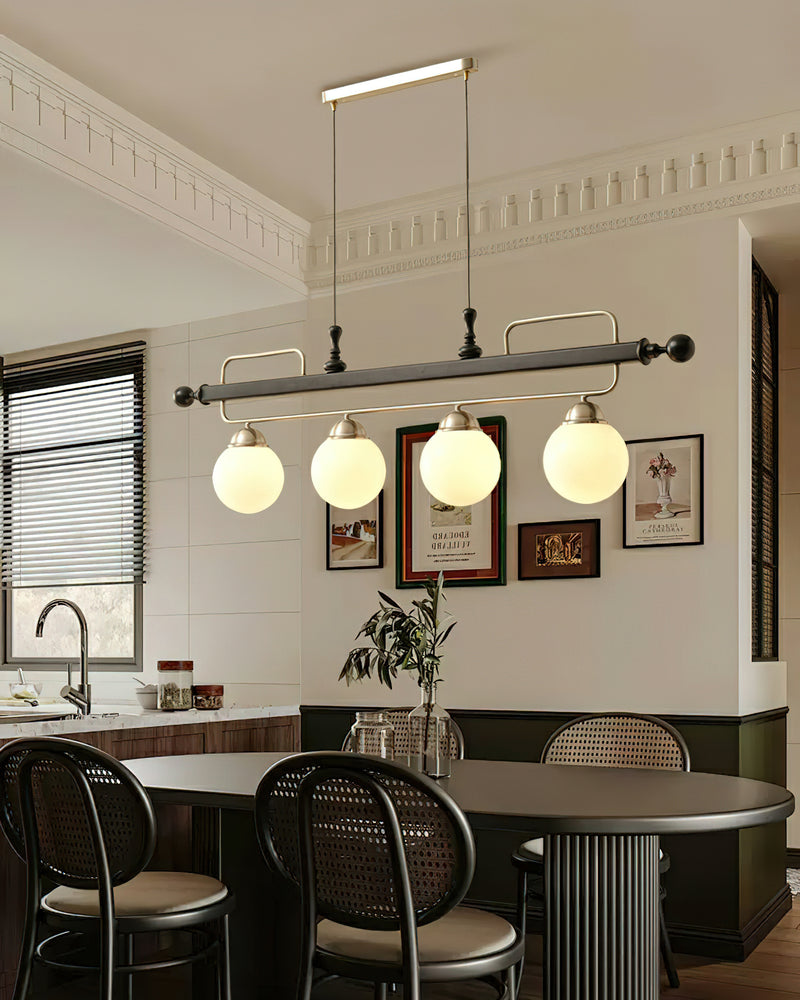 Quad Sphere Chandelier 47.2"