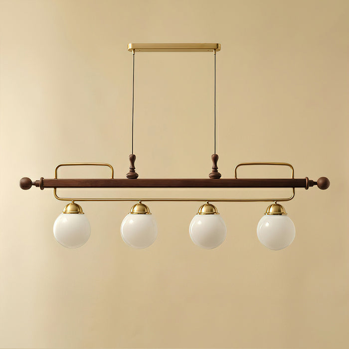 Quad Sphere Chandelier 47.2"