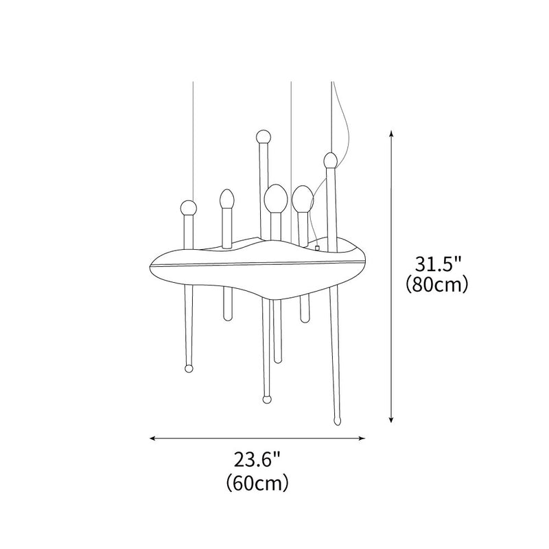 Rain Thorn Chandelier