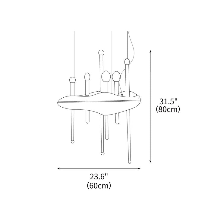 Rain Thorn Chandelier