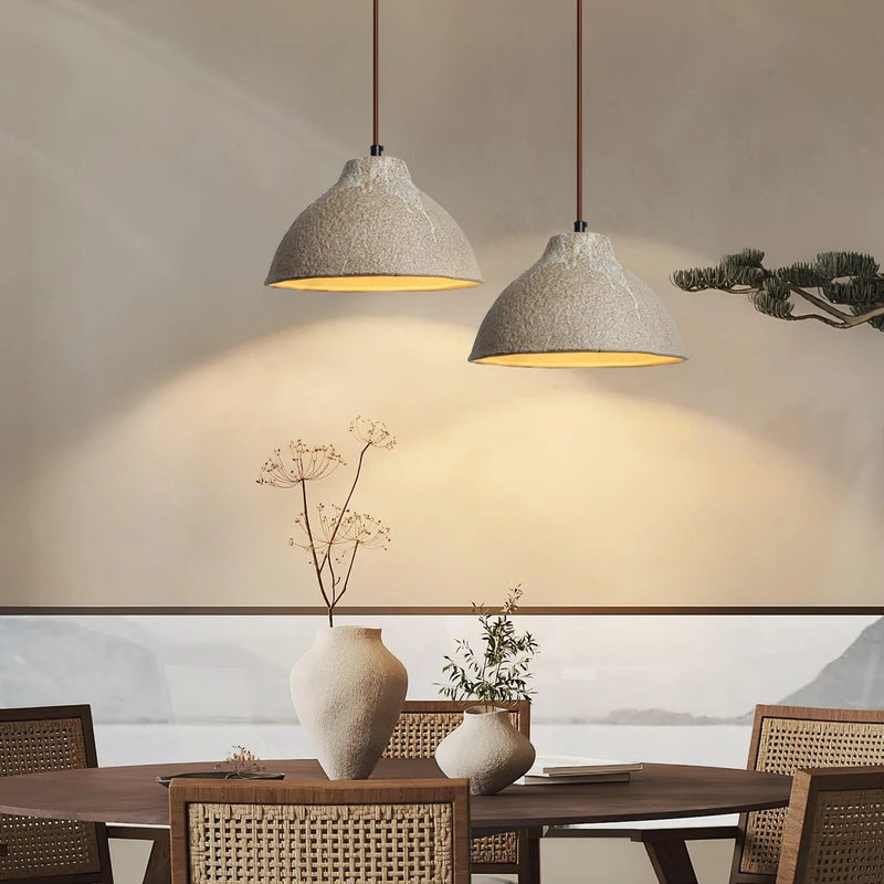 Raku Pendant Lamp 14.2"