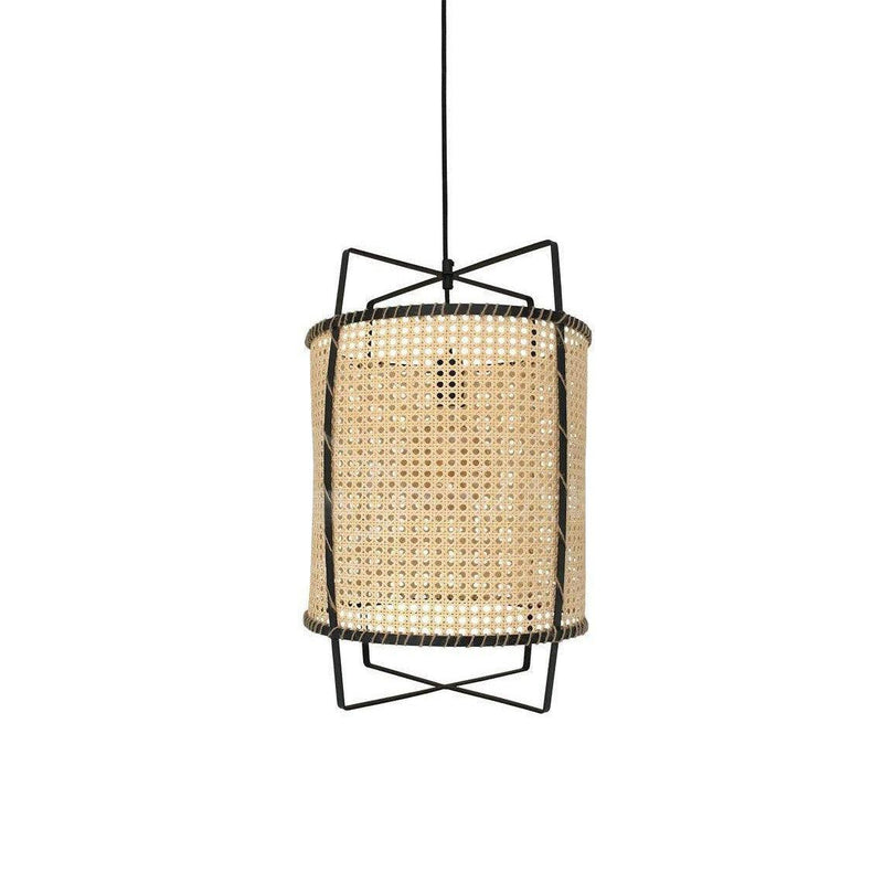 Rattan Cane Pendant Light 15.7"