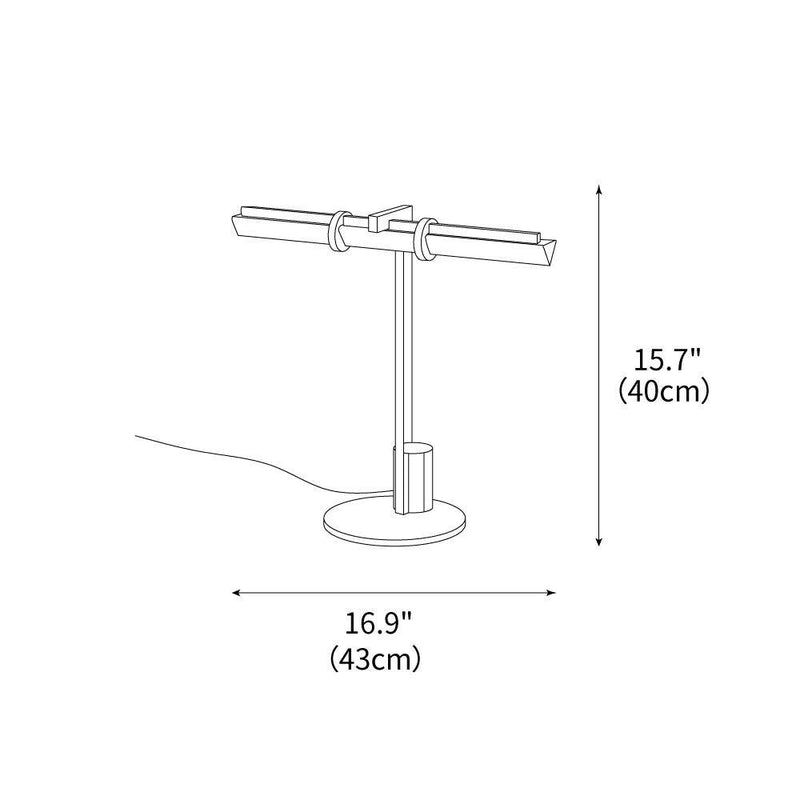 Reed Table Lamp 16.9"