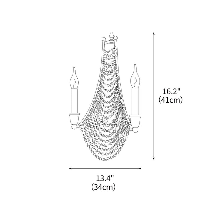 Regal Droplet Wall Lamp