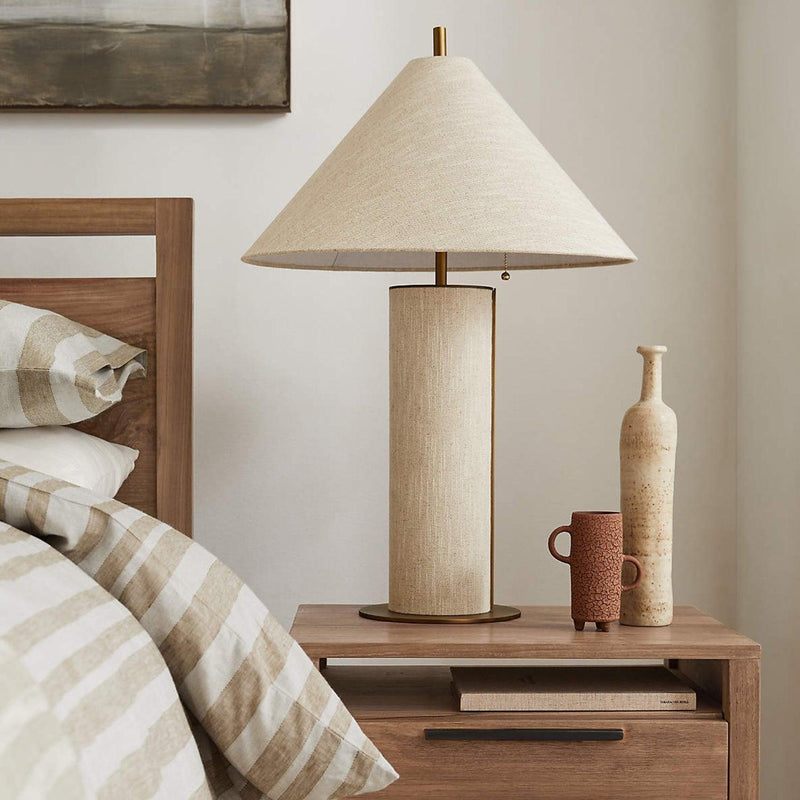 Remi Linen Table Lamp