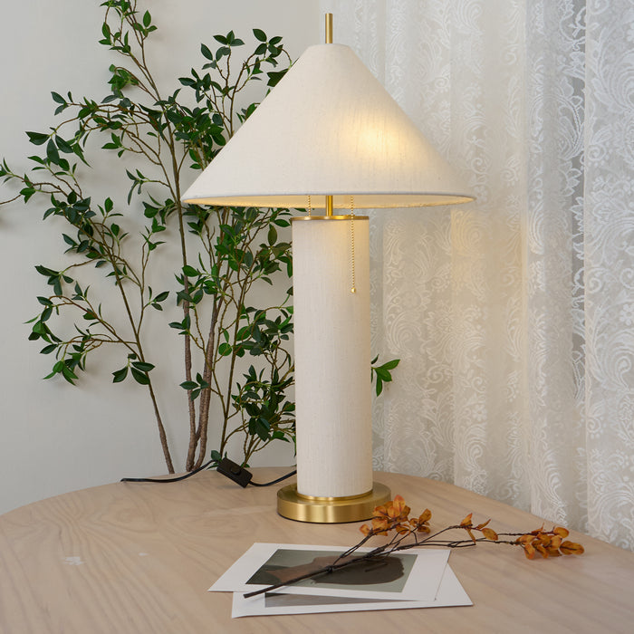 Remi Linen Table Lamp