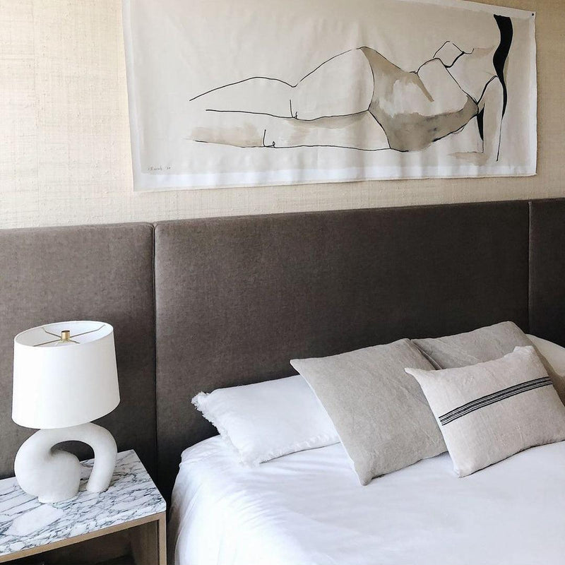 Resin Art Table Lamp 15.7"