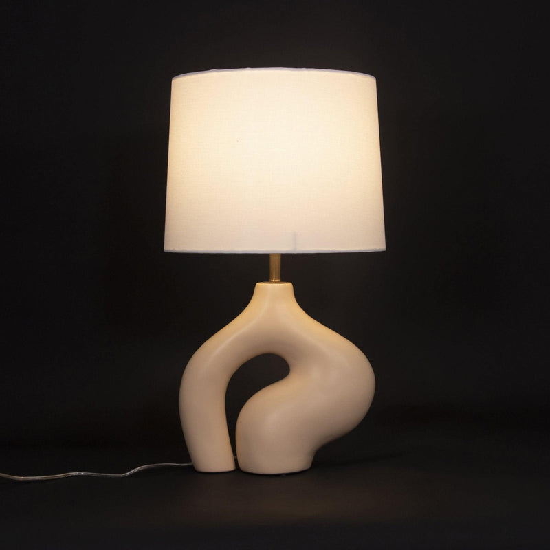 Resin Art Table Lamp 15.7"