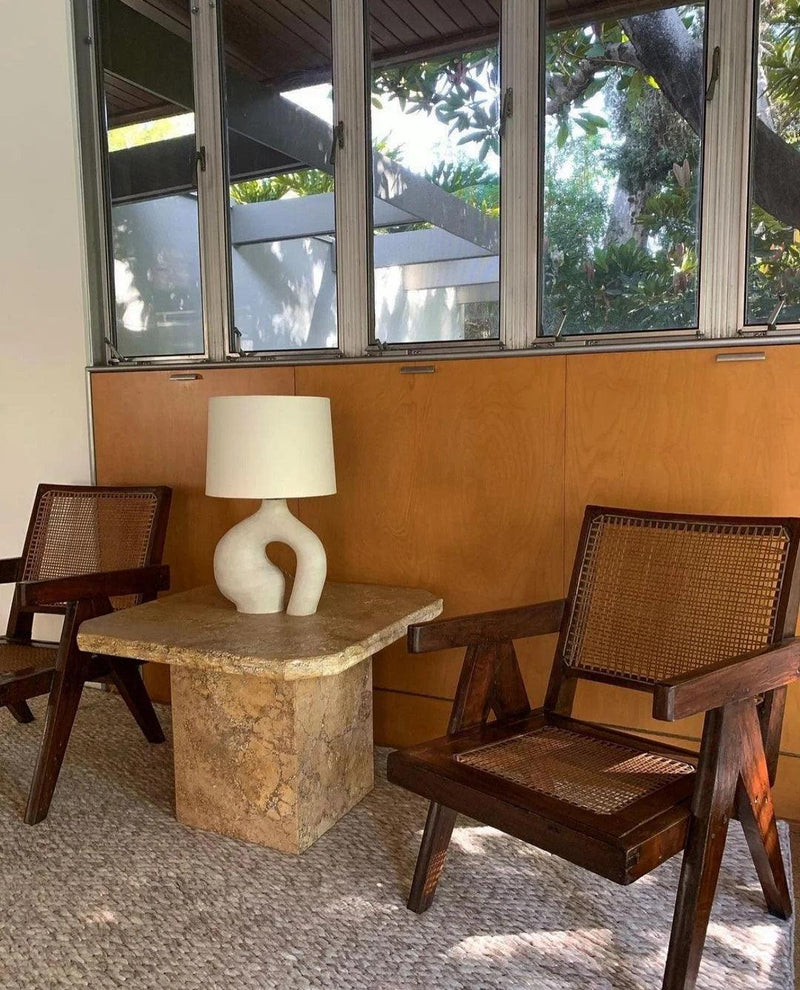 Resin Art Table Lamp 15.7"