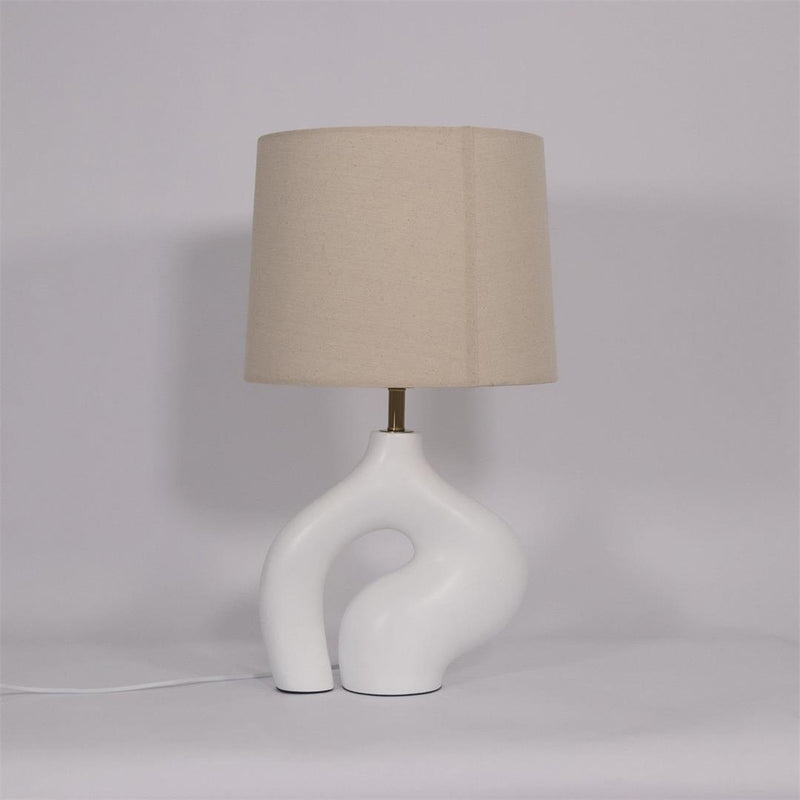 Resin Art Table Lamp 15.7"