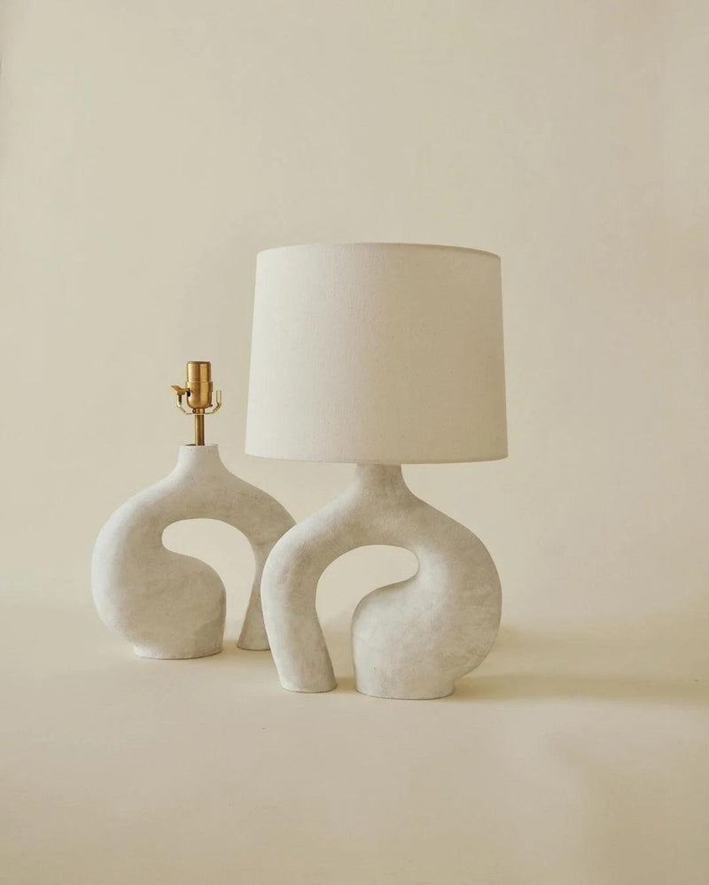 Resin Art Table Lamp 15.7"