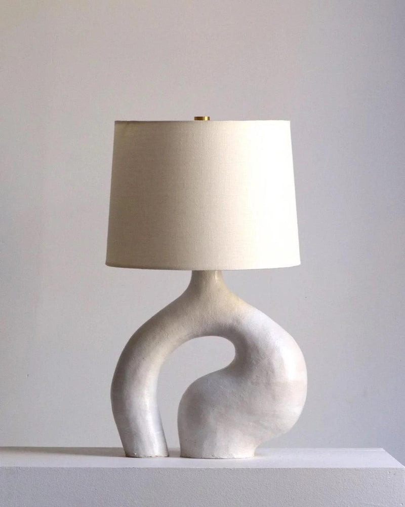 Resin Art Table Lamp 15.7"