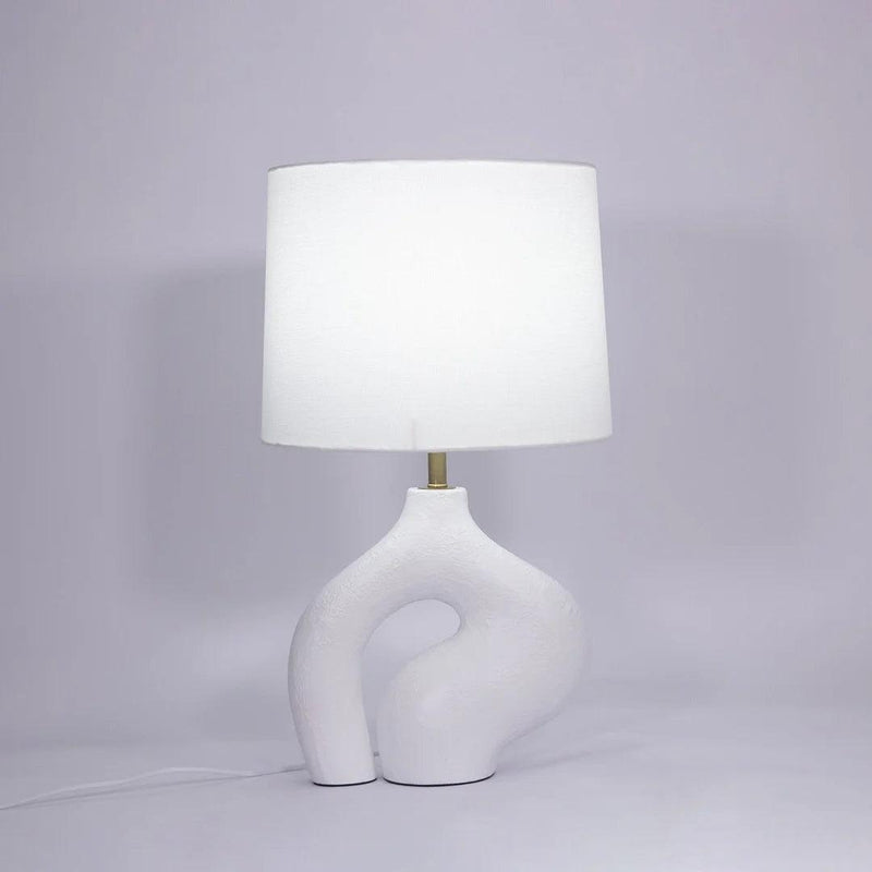 Resin Art Table Lamp 15.7"