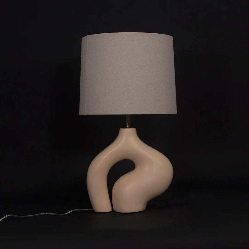 Resin Art Table Lamp 15.7"
