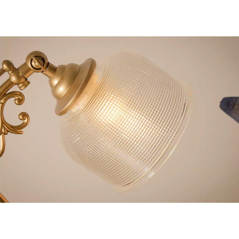 Retro Glass Gooseneck Table Lamp 5.5"