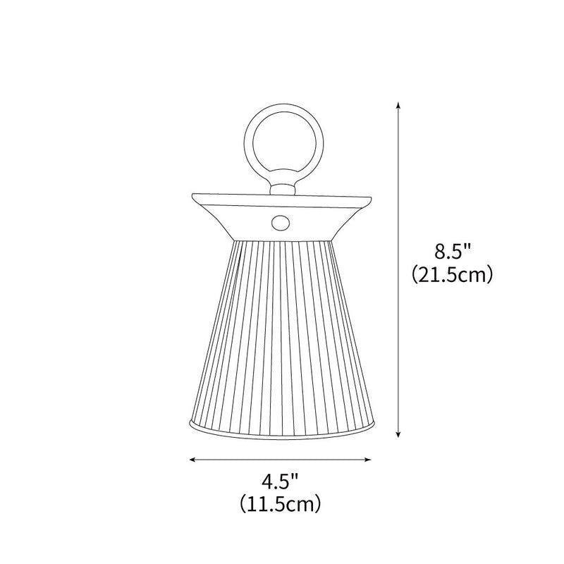 Ribbed Table Lamp 4.5"