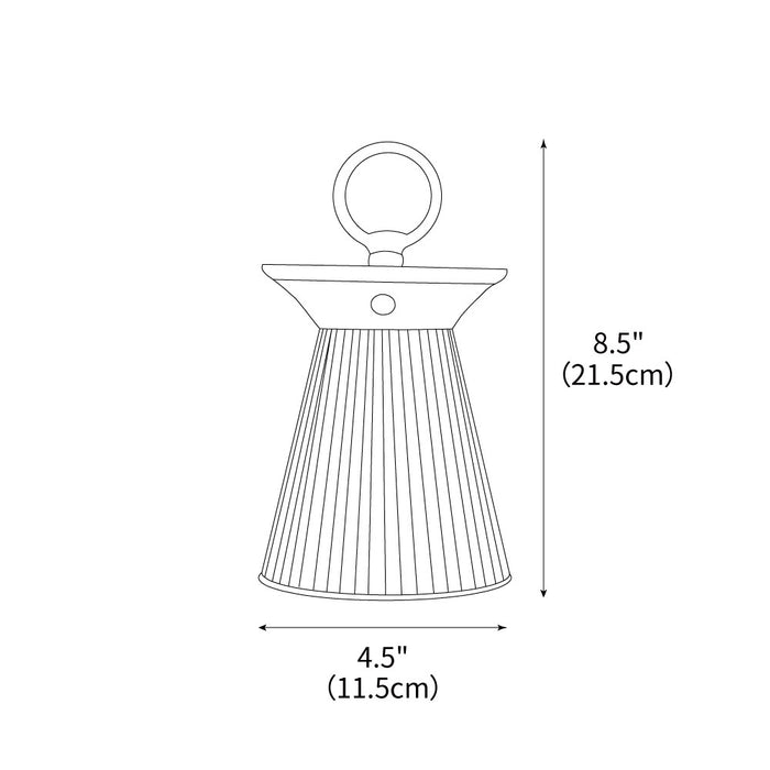 Ribbed Table Lamp 4.5"