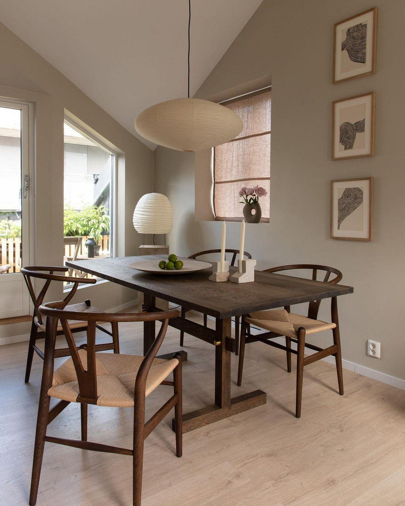 Akari Oval Pendant Swag Light 19.7"