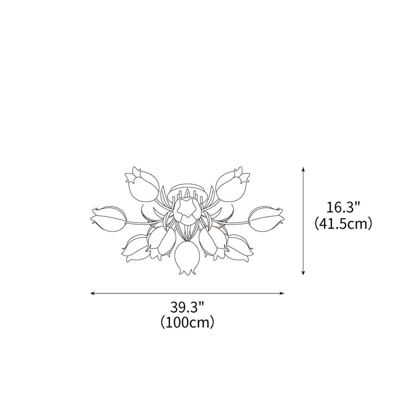 Ricko Ceiling Light 21.6"