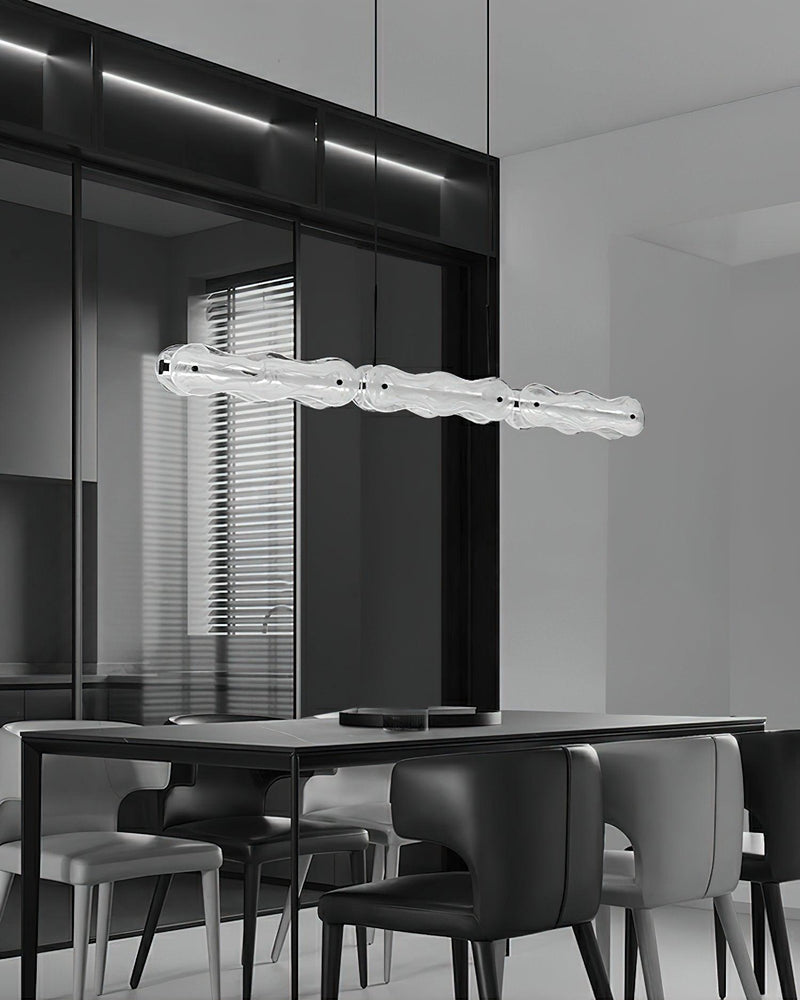 Ripple Glass Bar Chandelier