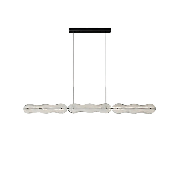 Ripple Glass Bar Chandelier