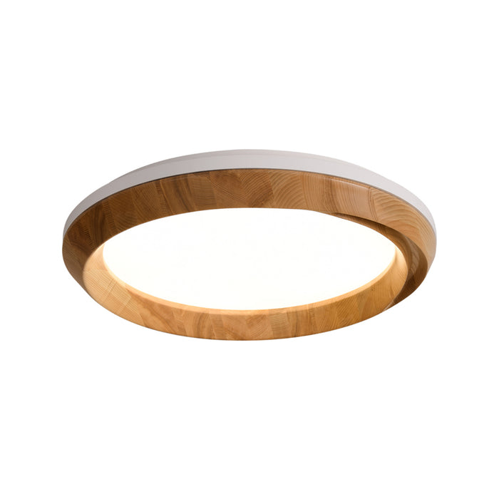 Ripple Wood Ceiling Light