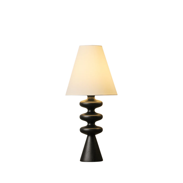 Ripple Wood Table Lamp 8.7"