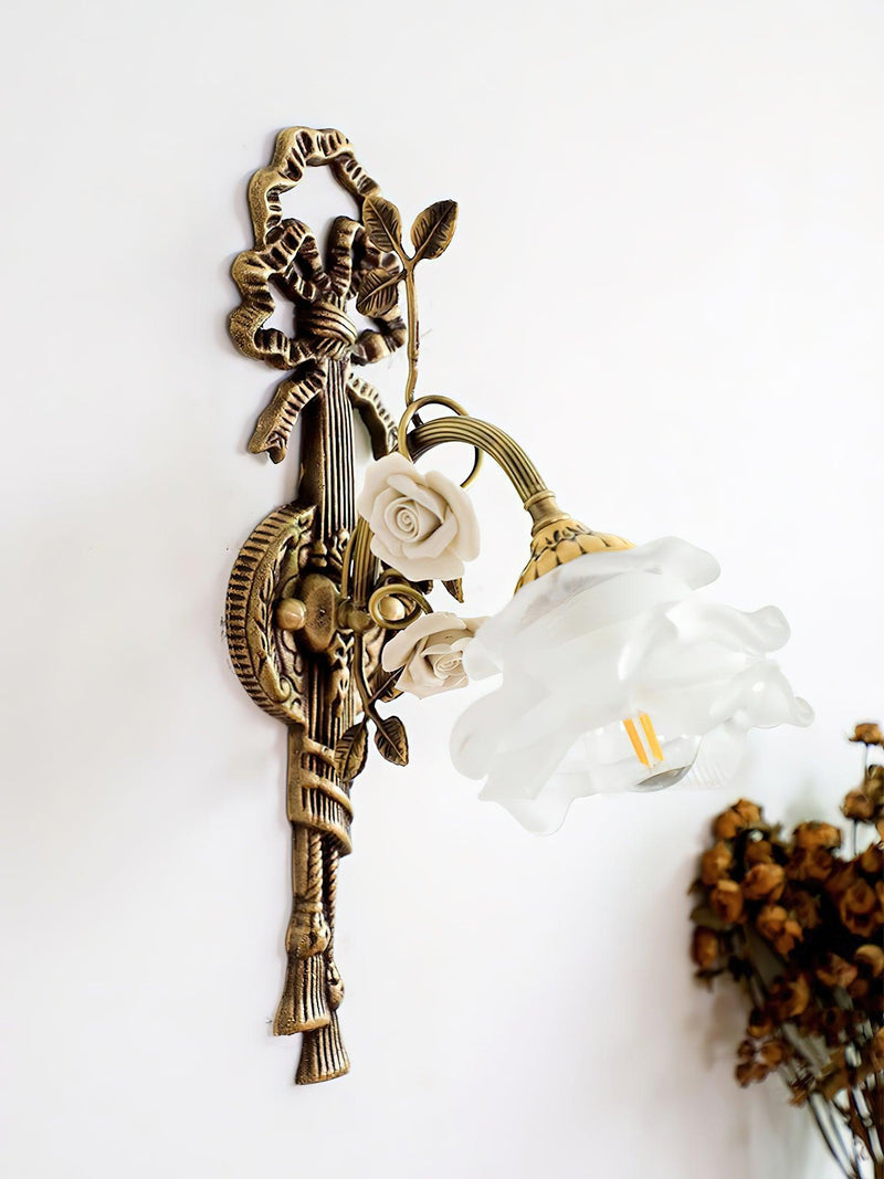 Rosalie Floral Wall Sconce 9.8"