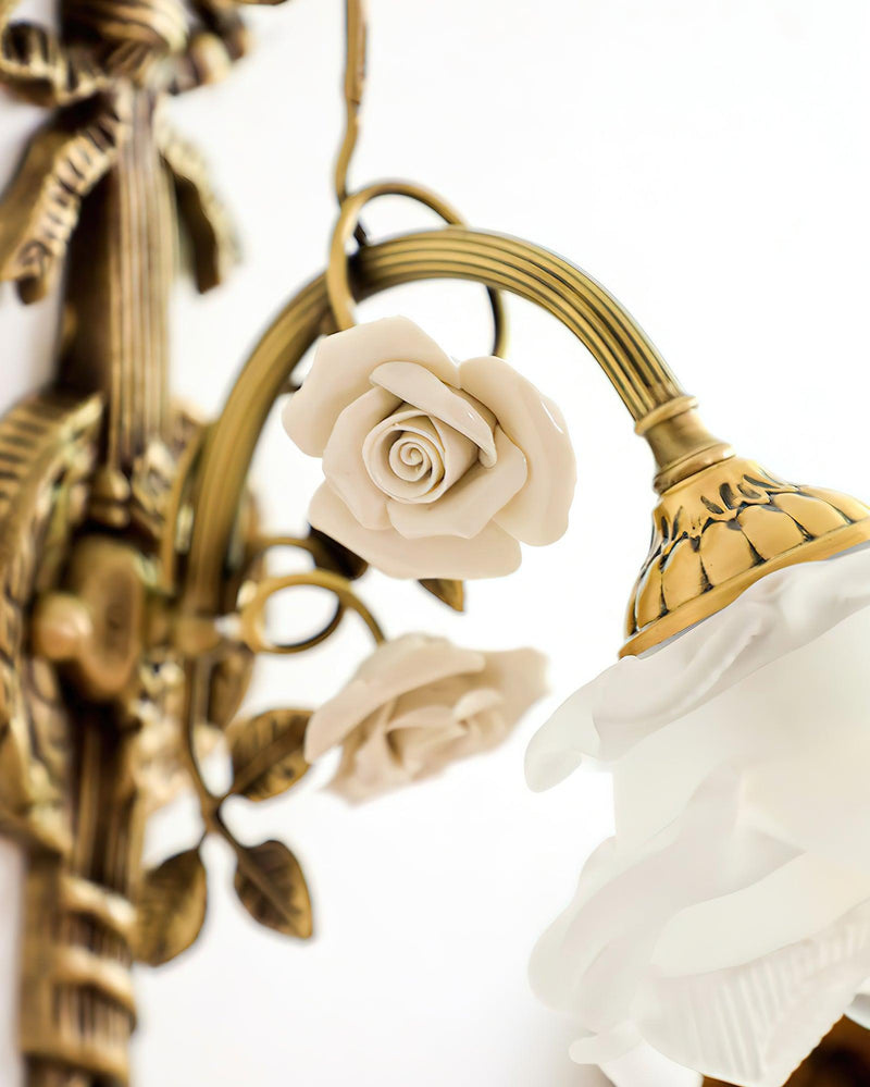 Rosalie Floral Wall Sconce 9.8"