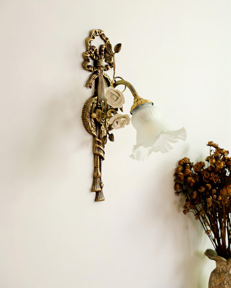 Rosalie Floral Wall Sconce 9.8"