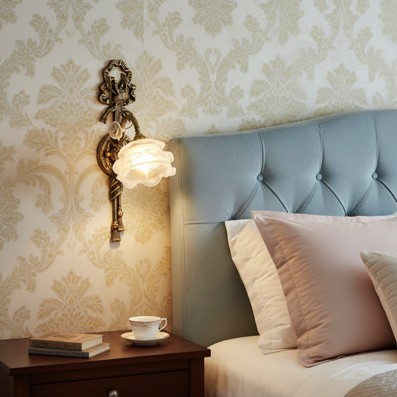 Rosalie Floral Wall Sconce 9.8"