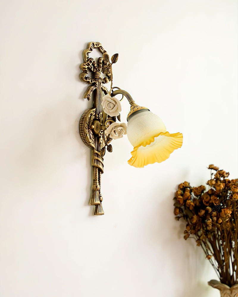 Rosalie Floral Wall Sconce 9.8"