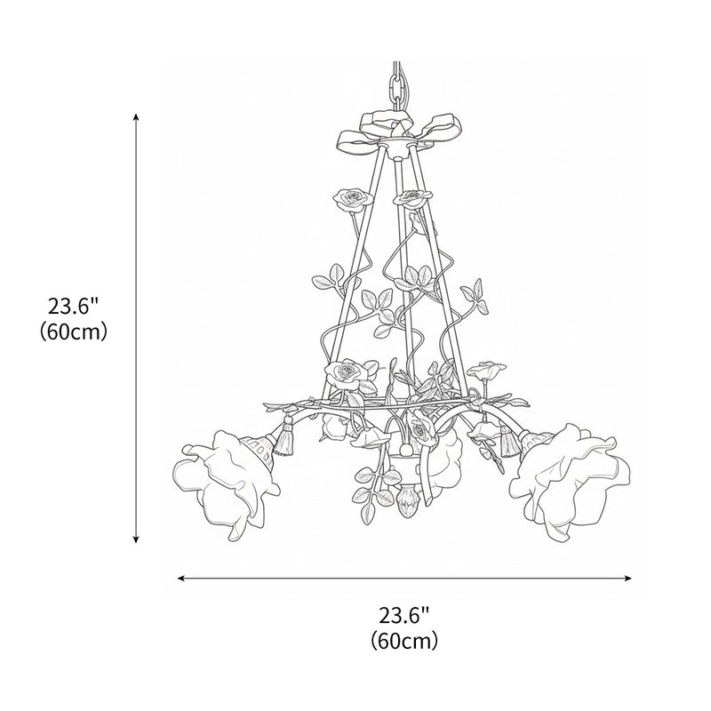 Rosalind Flowers Chandelier
