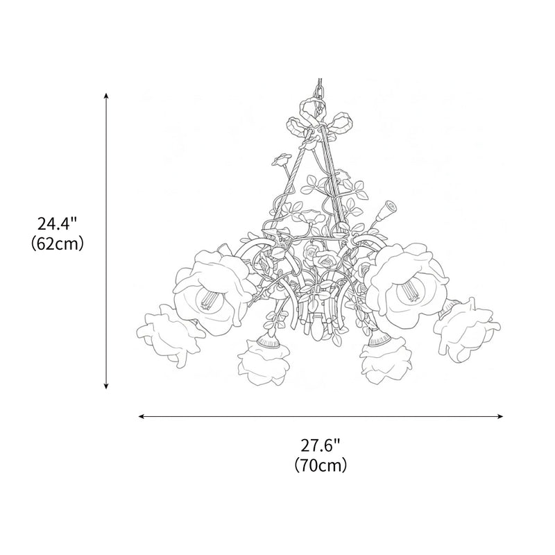 Rosalind Flowers Chandelier