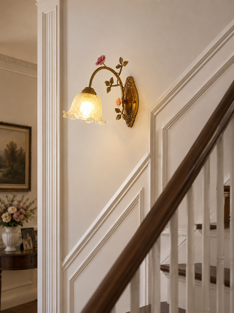 Rosavelle Rose Wall Sconce